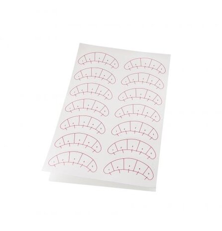 Lash eXtend Lash eXtend Stickers inclusief zone aanduiding (per vel) Lash eXtend Lash eXtend Stickers inclusief zone aanduiding (per vel)