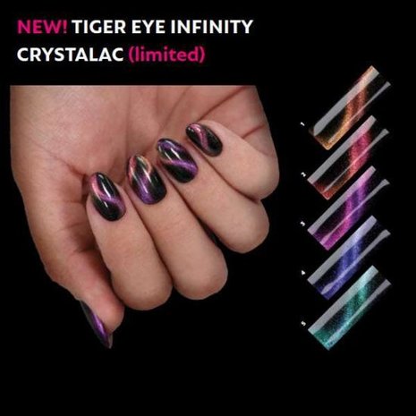 Crystal Nails Crystal Nails Crystalac Tiger Eye Infinity #2 *niet leverbaar* Crystal Nails Crystal Nails Crystalac Tiger Eye Infinity #2 *niet leverbaar*