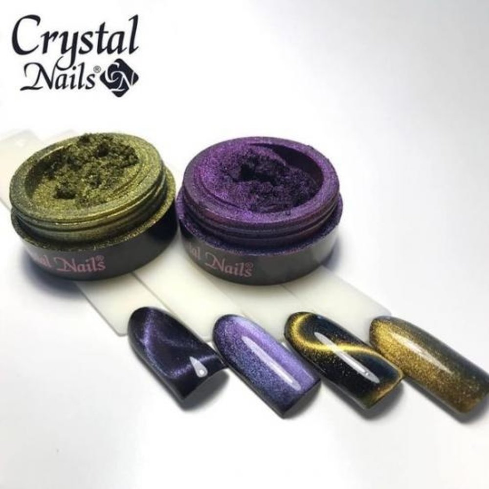 Crystal Nails Crystal Nails ChroMirror Pigment Tiger Eye Green