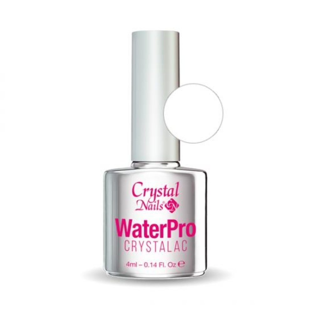 Crystal Nails Crystal Nails Waterpro Crystalac White 4 ml TPO vrij Crystal Nails Crystal Nails Waterpro Crystalac White 4 ml TPO vrij