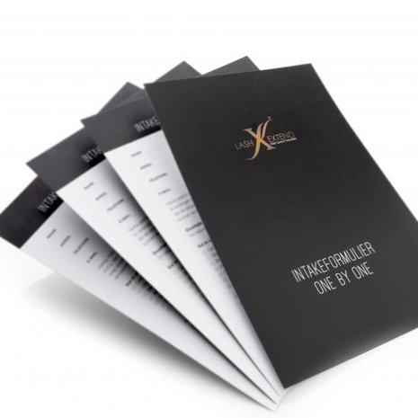 Lash eXtend Lash eXtend Wimperextensions Intake Formulier - Per 10 stuks Lash eXtend Lash eXtend Wimperextensions Intake Formulier - Per 10 stuks