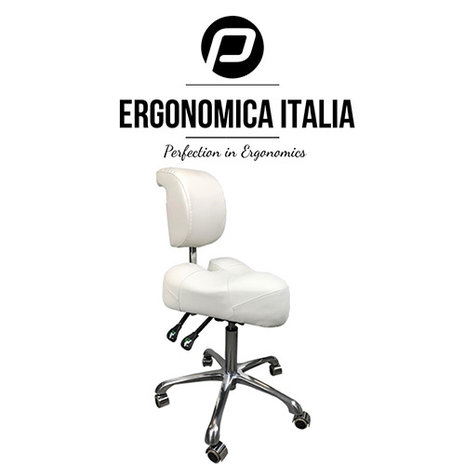 PBP Tabouret  Ergonomica Italia Wit (inclusief verzenden) PBP Tabouret  Ergonomica Italia Wit (inclusief verzenden)