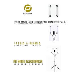PBP Double Make-Up Lash & Studio Lamp (inclusief verzenden) PBP Double Make-Up Lash & Studio Lamp (inclusief verzenden)