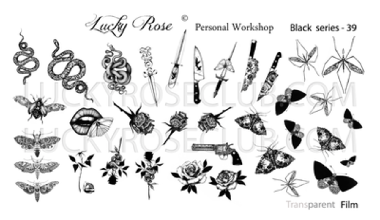 LoveNess Loveness Water Decal Black Series 39 (LOBL39) LoveNess Loveness Water Decal Black Series 39 (LOBL39)