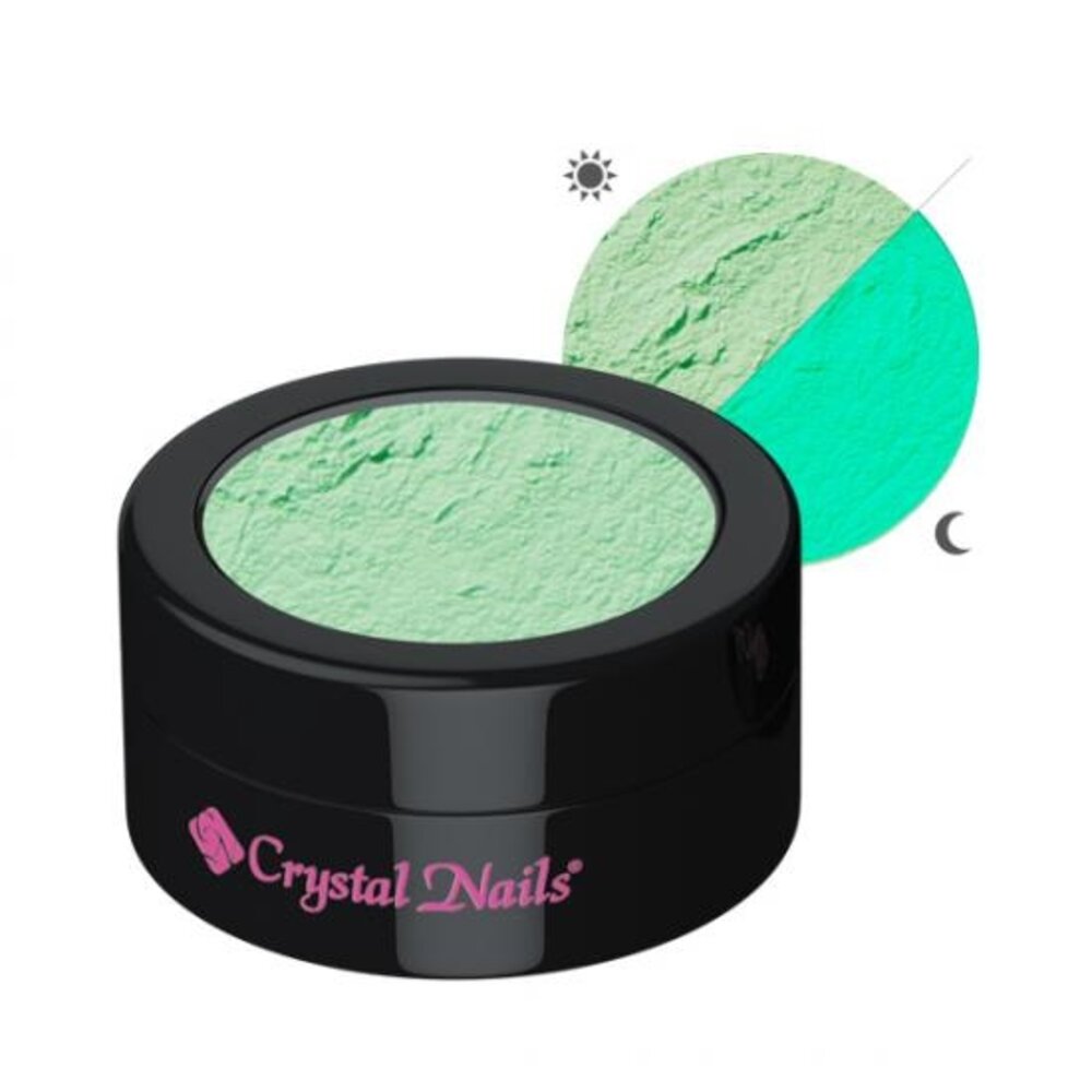 Crystal Nails Crystal Nails Glow Pigment Dust Green Crystal Nails Crystal Nails Glow Pigment Dust Green