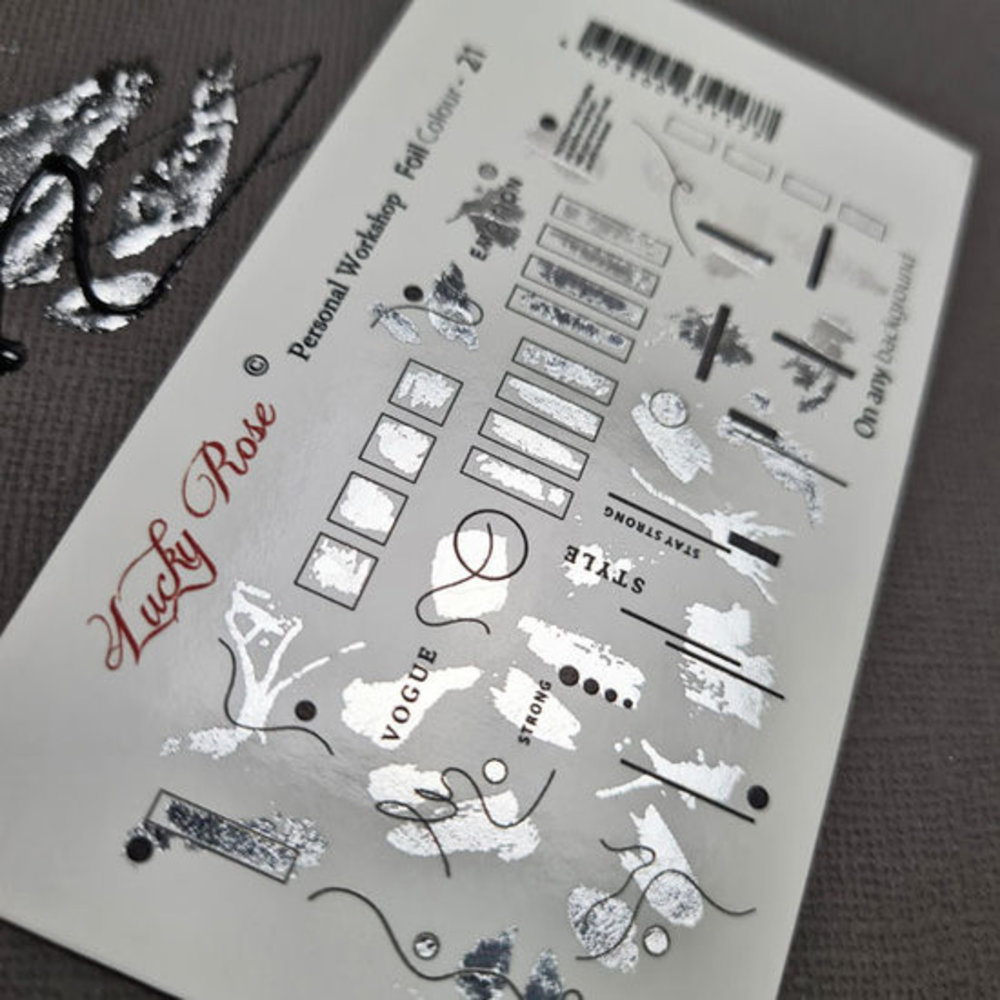 LoveNess Loveness Water Decal Foil Silver 21 (LOFCS21) LoveNess Loveness Water Decal Foil Silver 21 (LOFCS21)