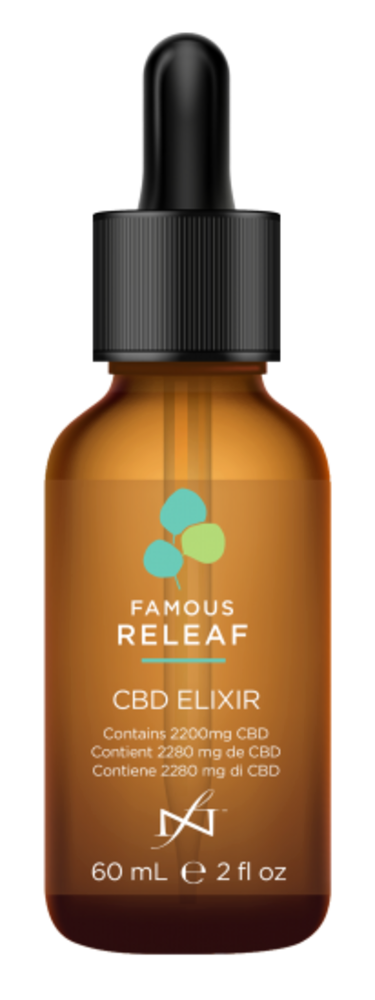 Famous Names Releaf CBD Elixir 60 ml Famous Names Releaf CBD Elixir 60 ml