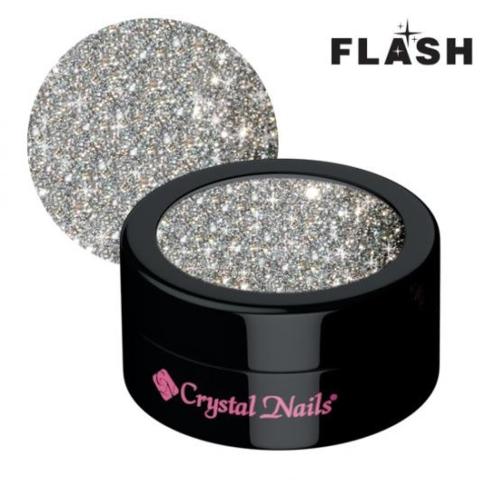 Crystal Nails Crystal Nails Flash Glitters #1 Silver Crystal Nails Crystal Nails Flash Glitters #1 Silver