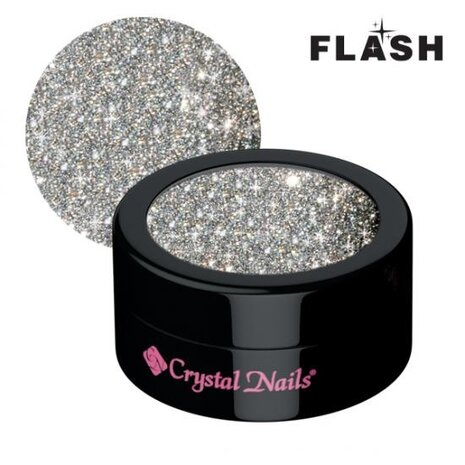 Crystal Nails Crystal Nails Flash Glitters #1 Silver Crystal Nails Crystal Nails Flash Glitters #1 Silver