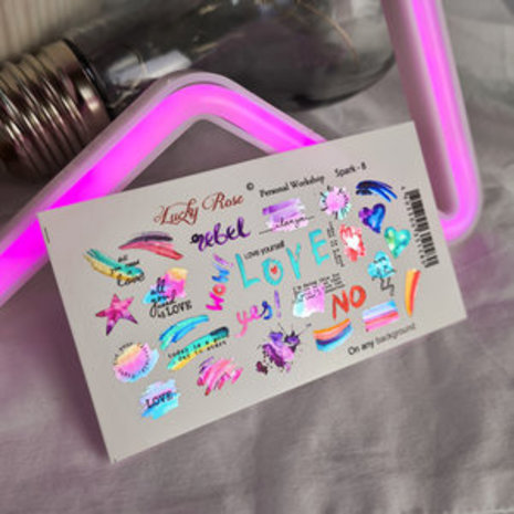 LoveNess Loveness Water Decal Spark 08 (LOSP08) LoveNess Loveness Water Decal Spark 08 (LOSP08)