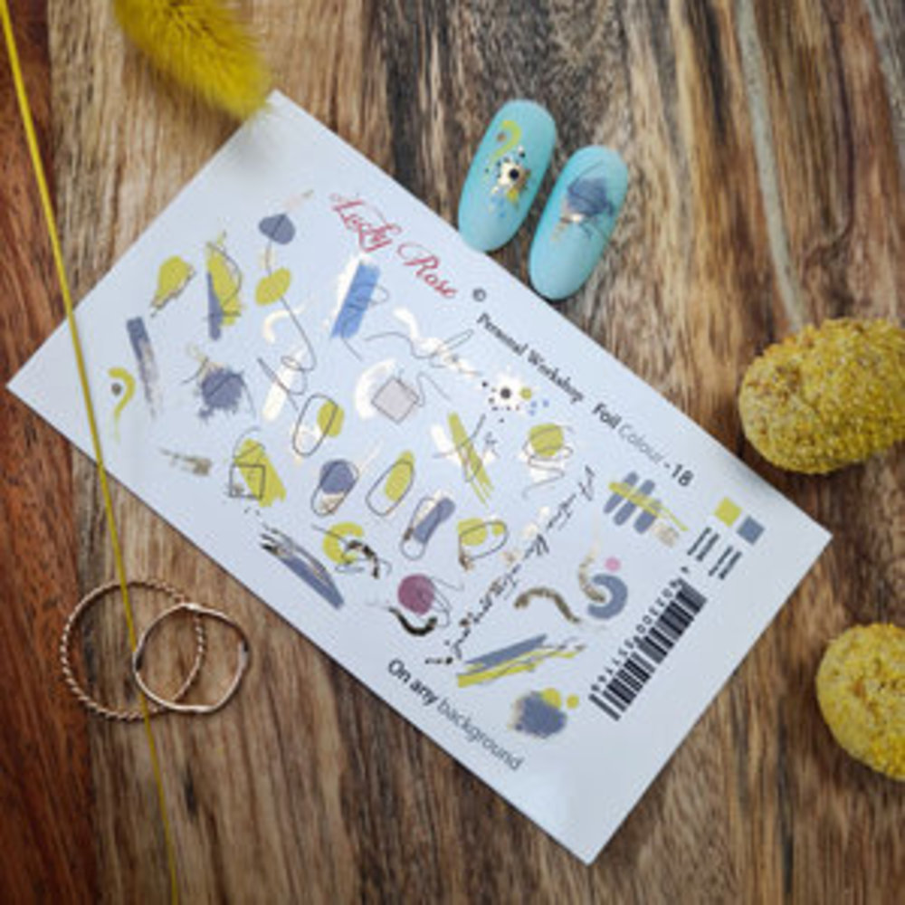 LoveNess Loveness Water Decal Foil Colour Gold 18 (LOFCG18) LoveNess Loveness Water Decal Foil Colour Gold 18 (LOFCG18)