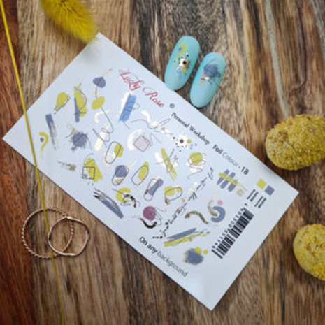 LoveNess Loveness Water Decal Foil Colour Gold 18 (LOFCG18) LoveNess Loveness Water Decal Foil Colour Gold 18 (LOFCG18)