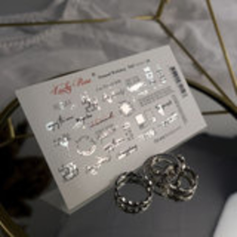 LoveNess Loveness Water Decal Foil Colour Silver 24 (LOFCS24) LoveNess Loveness Water Decal Foil Colour Silver 24 (LOFCS24)