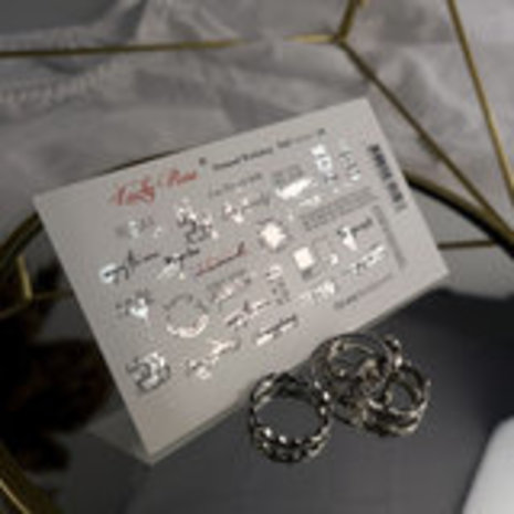 LoveNess Loveness Water Decal Foil Colour Silver 24 (LOFCS24) LoveNess Loveness Water Decal Foil Colour Silver 24 (LOFCS24)