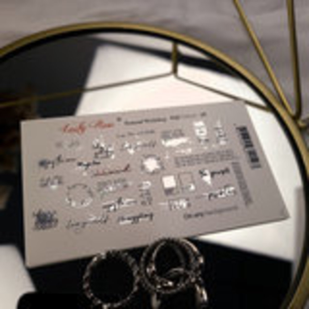 LoveNess Loveness Water Decal Foil Colour Silver 24 (LOFCS24) LoveNess Loveness Water Decal Foil Colour Silver 24 (LOFCS24)