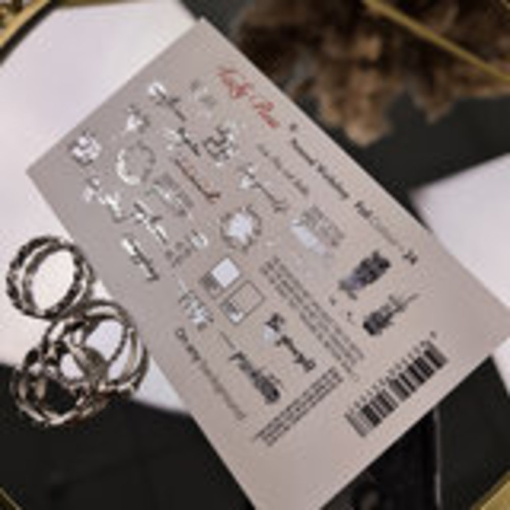 LoveNess Loveness Water Decal Foil Colour Silver 24 (LOFCS24) LoveNess Loveness Water Decal Foil Colour Silver 24 (LOFCS24)