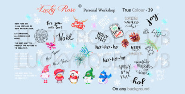 LoveNess Loveness Water Decal True Color 39 (LOTC39) LoveNess Loveness Water Decal True Color 39 (LOTC39)