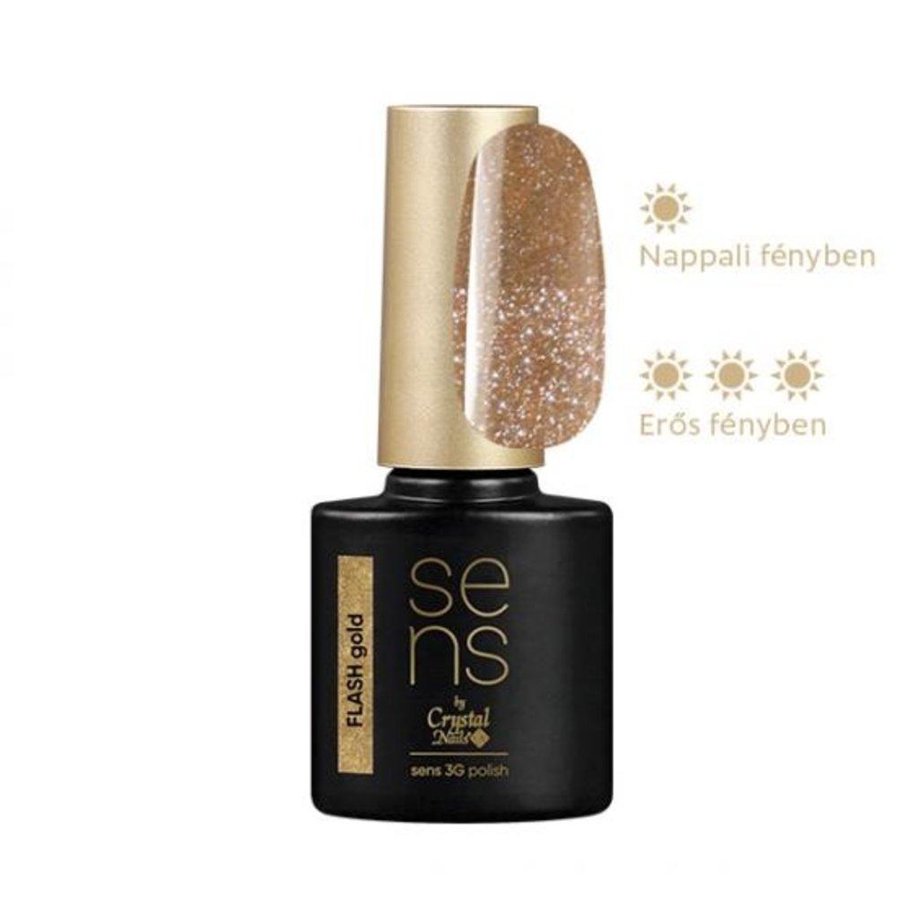 Crystal Nails Crystal Nails SENS 3G Polish Flash Gold *niet leverbaar* Crystal Nails Crystal Nails SENS 3G Polish Flash Gold *niet leverbaar*