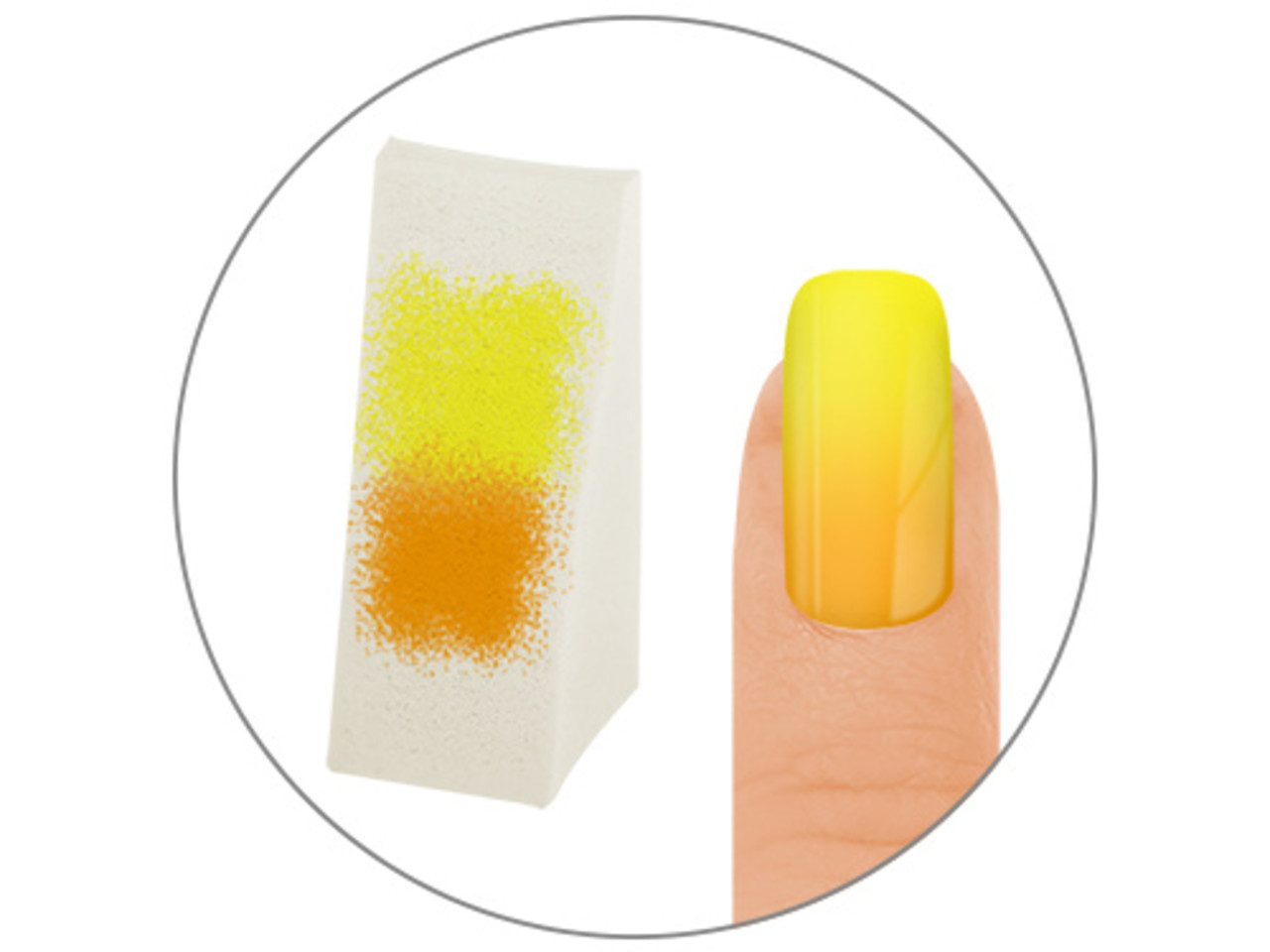 PBP PBP Nail Art Ombre Sponge - Per stuk PBP PBP Nail Art Ombre Sponge - Per stuk