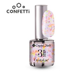 Crystal Nails Crystal Nails 3 step Crystalac 3SC2 Confetti  4 ml  *niet leverbaar*