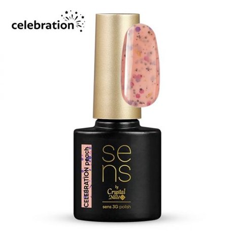 Crystal Nails Crystal Nails SENS 3G Polish Celebration Peach - TPO vrij Crystal Nails Crystal Nails SENS 3G Polish Celebration Peach - TPO vrij