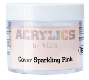 LoveNess LoveNess Cover Sparkling Pink Acrylic Powder by #LVS LoveNess LoveNess Cover Sparkling Pink Acrylic Powder by #LVS