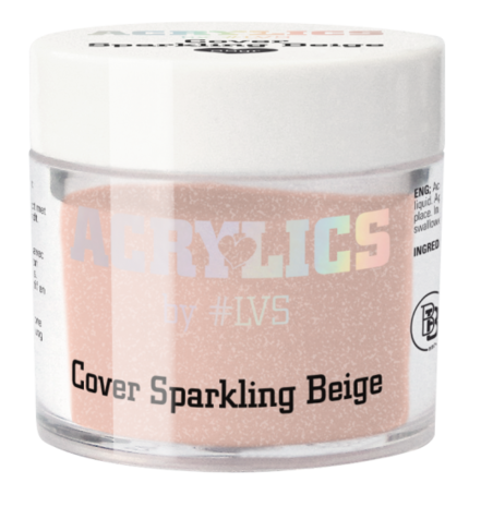 LoveNess LoveNess Cover Sparkling Beige Acrylic Powder by #LVS