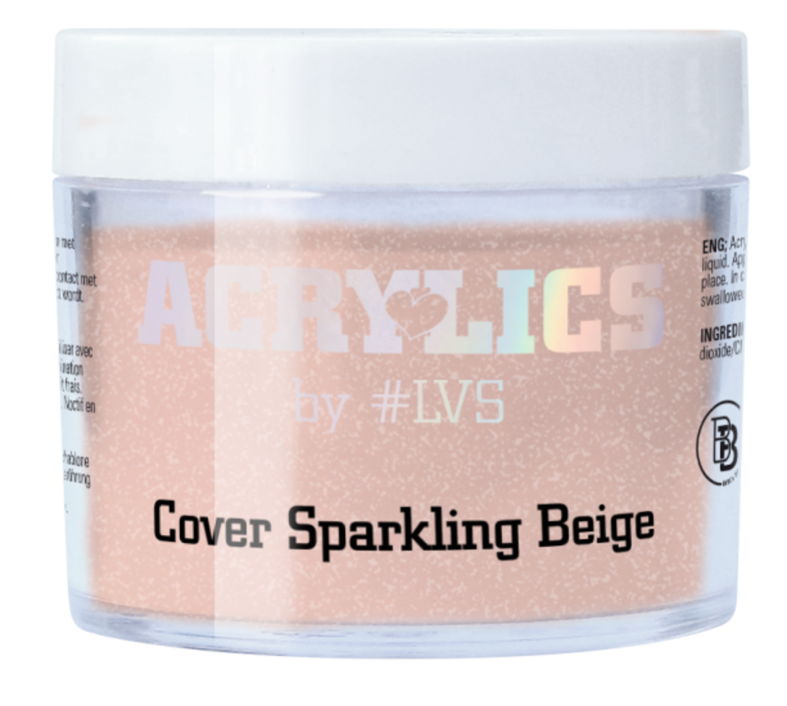 LoveNess LoveNess Cover Sparkling Beige Acrylic Powder by #LVS