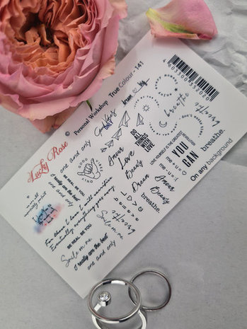 LoveNess Loveness Water Decal True Colour 141 (LOTC141) LoveNess Loveness Water Decal True Colour 141 (LOTC141)