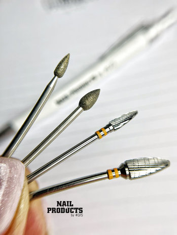 LoveNess LoveNess Carbide Combinatie Freesbitje 4 MM LoveNess LoveNess Carbide Combinatie Freesbitje 4 MM