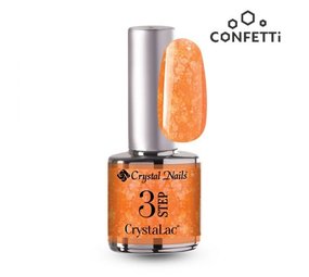 Crystal Nails Crystal Nails 3 step Crystalac 3SC6 Confetti Coral Rose 4 ml  *niet leverbaar*