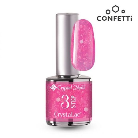 Crystal Nails Crystal Nails 3 step Crystalac 3SC7 Confetti Innuendo 4 ml * niet leverbaar * Crystal Nails Crystal Nails 3 step Crystalac 3SC7 Confetti Innuendo 4 ml * niet leverbaar *