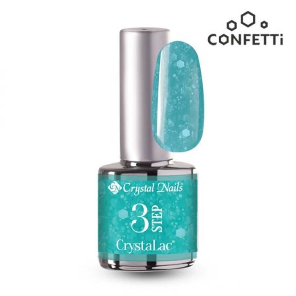 Crystal Nails Crystal Nails 3 step Crystalac 3SC8 Confetti Cascade 4 ml  *niet leverbaar* Crystal Nails Crystal Nails 3 step Crystalac 3SC8 Confetti Cascade 4 ml  *niet leverbaar*
