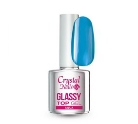 Crystal Nails Crystal Nails Glassy Top Gel Aqua 4 ml TPO/HEMA vrij OP=OP Crystal Nails Crystal Nails Glassy Top Gel Aqua 4 ml TPO/HEMA vrij OP=OP