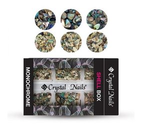 Crystal Nails Crystal Nails Mini Shell box Monochrome Crystal Nails Crystal Nails Mini Shell box Monochrome