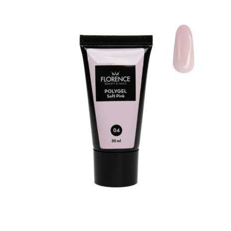 Florence Nails Florence Nails Polygel Soft Pink 30 ml- TPO/HEMA vrij Florence Nails Florence Nails Polygel Soft Pink 30 ml- TPO/HEMA vrij
