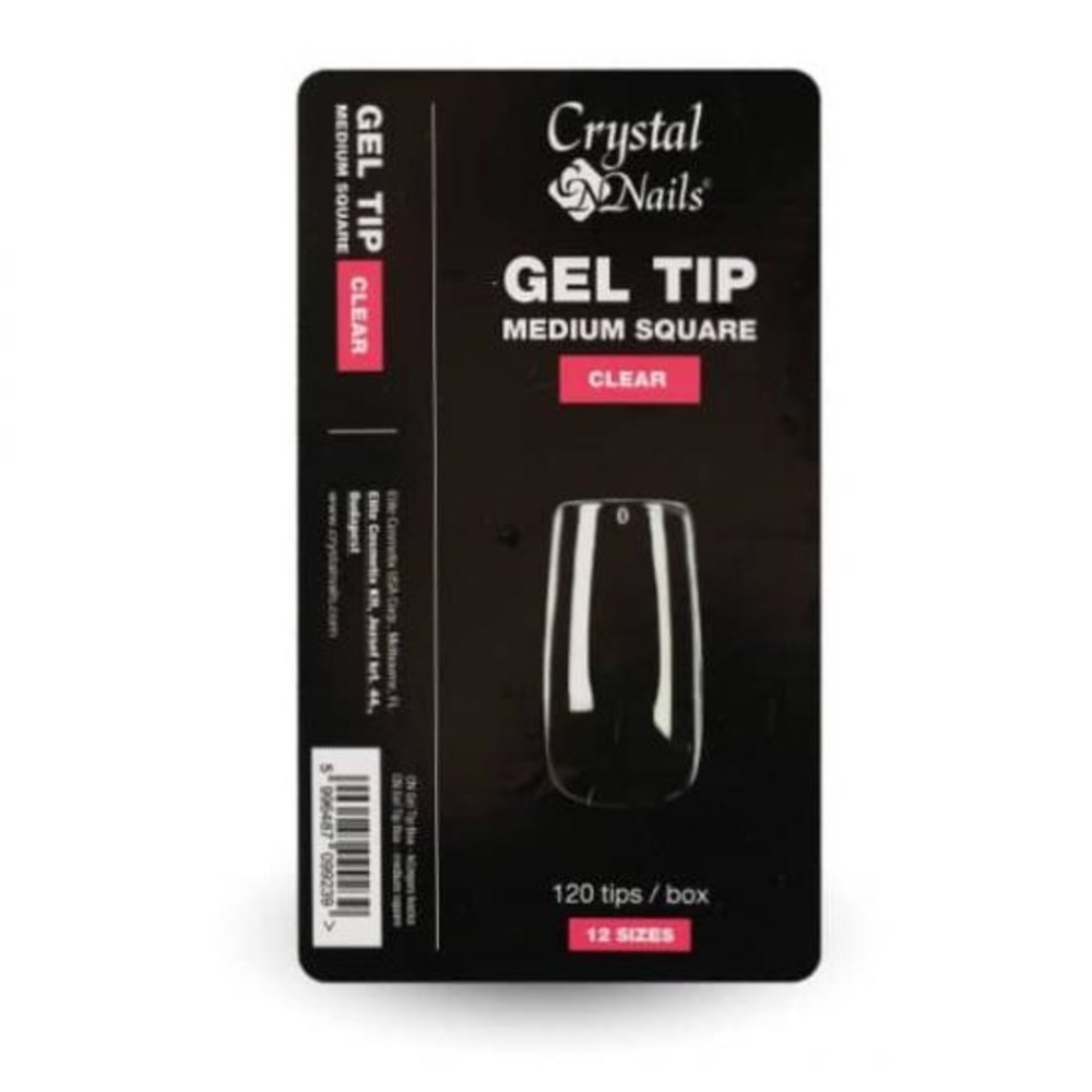 Crystal Nails Crystal Nails Gel Tip Medium Square Nr. 6 - 120 stuks *niet leverbaar* Crystal Nails Crystal Nails Gel Tip Medium Square Nr. 6 - 120 stuks *niet leverbaar*