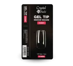 Crystal Nails Crystal Nails Gel Tip Medium Square Nr. 6 - 120 stuks *niet leverbaar* Crystal Nails Crystal Nails Gel Tip Medium Square Nr. 6 - 120 stuks *niet leverbaar*