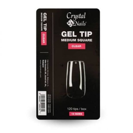 Crystal Nails Crystal Nails Gel Tip Medium Square Nr. 6 - 120 stuks *niet leverbaar* Crystal Nails Crystal Nails Gel Tip Medium Square Nr. 6 - 120 stuks *niet leverbaar*