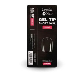 Crystal Nails Crystal Nails Gel Tip Short Oval Nr. 7 - 100 stuks *niet leverbaar* Crystal Nails Crystal Nails Gel Tip Short Oval Nr. 7 - 100 stuks *niet leverbaar*