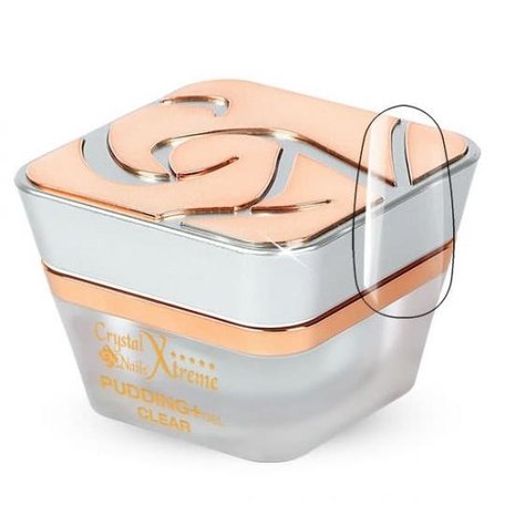 Crystal Nails Crystal Nails Xtreme Pudding+ Gel CLEAR 15 ml TPO/HEMA vrij Crystal Nails Crystal Nails Xtreme Pudding+ Gel CLEAR 15 ml TPO/HEMA vrij