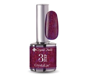 Crystal Nails Crystal Nails 3 step Crystalac 3S184 Sparkling Burgundy 8 ml *niet leverbaar*