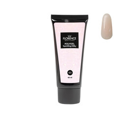 Florence Nails Florence Nails Polygel Sparkling Milky 60 ml - TPO/HEMA vrij OP=OP Florence Nails Florence Nails Polygel Sparkling Milky 60 ml - TPO/HEMA vrij OP=OP