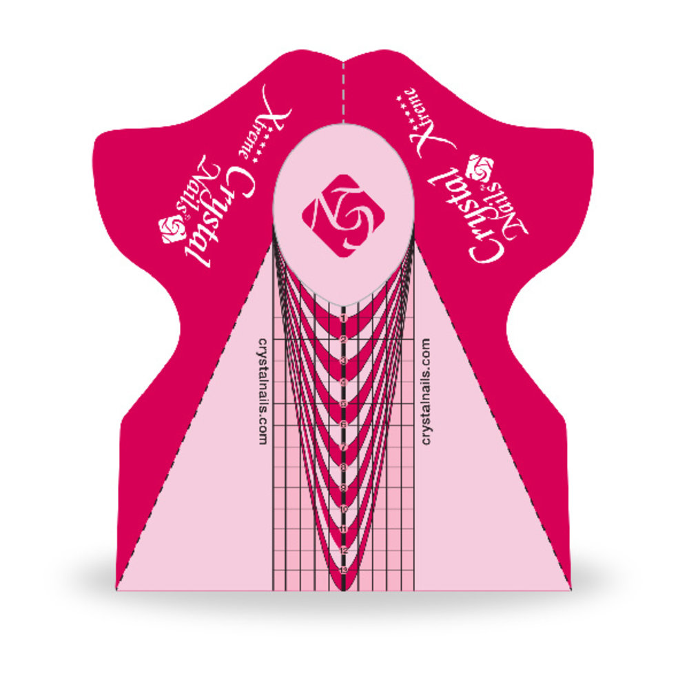 Crystal Nails Crystal Nails Competition Wonderform Sjablonen 200 st OP=OP Crystal Nails Crystal Nails Competition Wonderform Sjablonen 200 st OP=OP