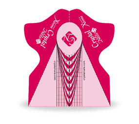 Crystal Nails Crystal Nails Competition Wonderform Sjablonen 200 st OP=OP Crystal Nails Crystal Nails Competition Wonderform Sjablonen 200 st OP=OP