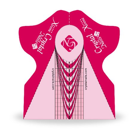 Crystal Nails Crystal Nails Competition Wonderform Sjablonen 200 st OP=OP Crystal Nails Crystal Nails Competition Wonderform Sjablonen 200 st OP=OP