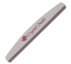 Crystal Nails Crystal Nails Half Moon Sanding Vijl Roze Buffer 100/180 Grit Crystal Nails Crystal Nails Half Moon Sanding Vijl Roze Buffer 100/180 Grit