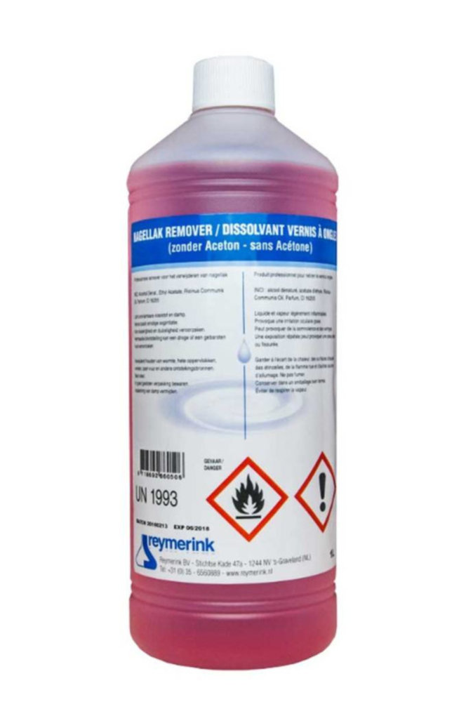 Reymerink Reymerink Nagellak Remover zonder Aceton 1000 ml *niet leverbaar* Reymerink Reymerink Nagellak Remover zonder Aceton 1000 ml *niet leverbaar*