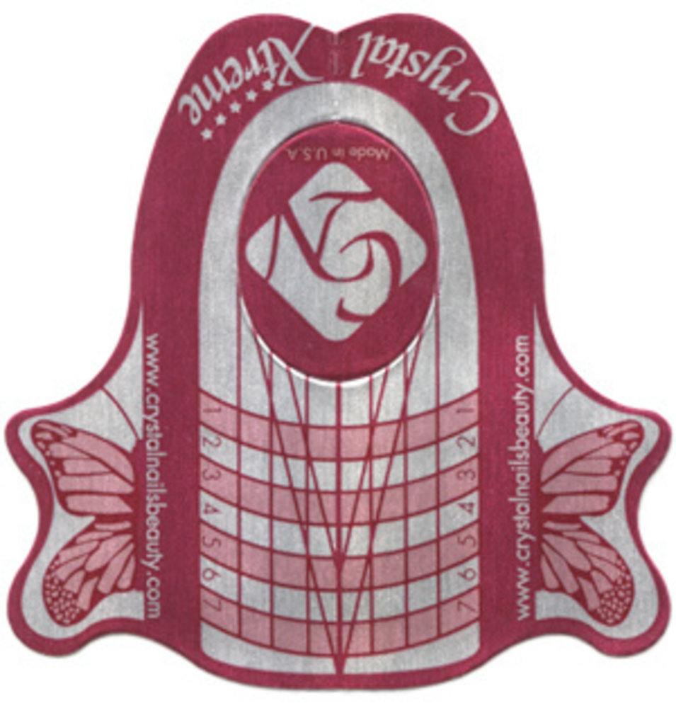 Crystal Nails Crystal Nails Sjablonen Xtreme Butterfly 300 st Crystal Nails Crystal Nails Sjablonen Xtreme Butterfly 300 st