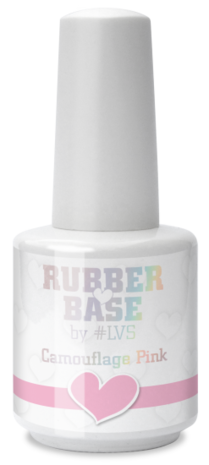 LoveNess LoveNess Rubberbase Camouflage Pink 15 ml TPO/HEMA vrij